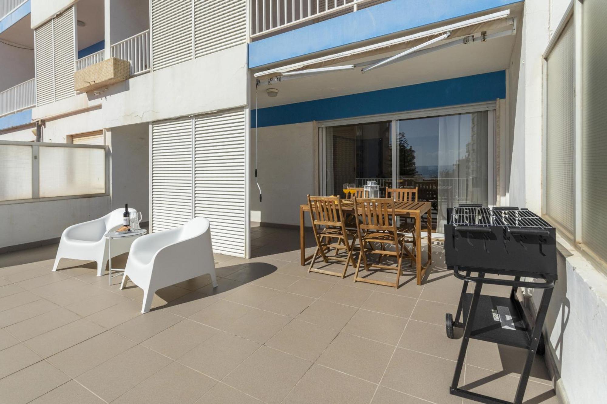 New! Quarteira Sea View Lägenhet Exteriör bild